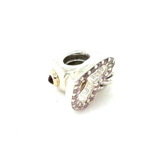 Pandora Two Tone Be My Valentine Dangle Charm - Retired - Picture 3 of 5